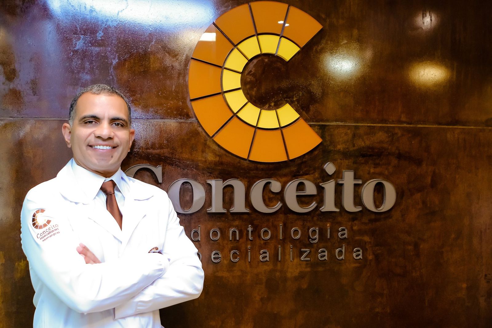 Dentista da equipe Conceito